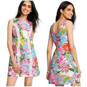 LILLY PULITZER FOR TARGET NOSEY POSEY SHIFT DRESS  SIZE 4